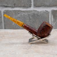 Savinelli Miele 111 Rustic Straight Honey 6mm Filter Fishtail Pipe (SAV1514)