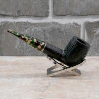 Savinelli Camouflage Rustic 101 Black 6mm Fishtail Pipe (SAV1520)