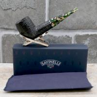 Savinelli Camouflage Rustic 101 Black 6mm Fishtail Pipe (SAV1520)