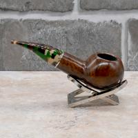 Savinelli Camouflage Smooth 320 Dark Brown 6mm Fishtail Pipe (SAV1521)