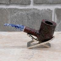 Savinelli Oceano Dark Rustic 311 Poker Semi Bent 6mm Fishtail Pipe (SAV1524)