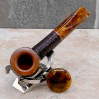 Savinelli Tortuga 129 Rustic Straight 6mm Fishtail Pipe (SAV1528)