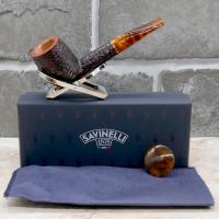 Savinelli Tortuga 129 Rustic Straight 6mm Fishtail Pipe (SAV1528)