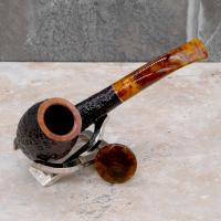 Savinelli Tortuga 602 Rustic Bent 6mm Filter Fishtail Pipe (SAV1529)