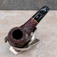 Savinelli Lollo Rusticata Marrone 01 6mm Filter Fishtail Pipe (SAV1530)