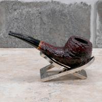 Savinelli Lollo Rusticata Marrone 01 6mm Filter Fishtail Pipe (SAV1530)