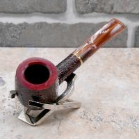 Savinelli Roma Lucite 122 Rustic 6mm Filter Half Bent Pot Fishtail Pipe (SAV1560)