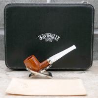 Savinelli Christmas 2023 Briar Limited Edition 8/69 Fishtail 6mm Filter Pipe (SAV1562)