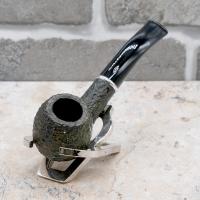 Savinelli Arcobaleno Green 626 Rustic Bent 9mm Filter Pipe (SAV1583)