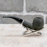 Savinelli Arcobaleno Green 626 Rustic Bent 9mm Filter Pipe (SAV1583)