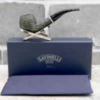 Savinelli Arcobaleno Green 626 Rustic Bent 9mm Filter Pipe (SAV1583)