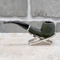 Savinelli Arcobaleno Green 626 Rustic Bent 9mm Filter Pipe (SAV1584)