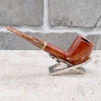 Savinelli Dolomiti 128 Smooth Light Brown Fishtail 9mm Pipe (SAV1587)