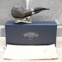 Savinelli Minerva 320 Rustic Brown 6mm Fishtail Pipe (SAV1626)