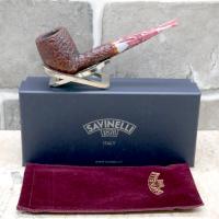 Savinelli Vigna 128 Rustic Straight 6mm Fishtail Pipe (SAV1641)