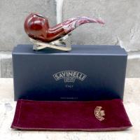 Savinelli Vigna 642 Smooth Bent 6mm Fishtail Pipe (SAV1649)