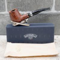 Savinelli Lancelot Rustic Brown 145 KS 9 mm Filter Fishtail Pipe (SAV1651) - End of Line