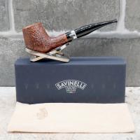 Savinelli Lancelot Rustic Brown 145 KS 9 mm Filter Fishtail Pipe (SAV1653) - End of Line