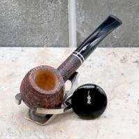 Savinelli Monsieur Sandblast 315 KS 6 mm Filter Fishtail Pipe (SAV1663)