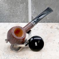 Savinelli Monsieur Sandblast 315 KS 6 mm Filter Fishtail Pipe (SAV1664)