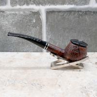 Savinelli Monsieur Sandblast 315 KS 6 mm Filter Fishtail Pipe (SAV1664)