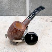 Savinelli Monsieur Sandblast 606 KS 9 mm Filter Fishtail Pipe (SAV1665)