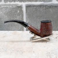 Savinelli Monsieur Sandblast 606 KS 9 mm Filter Fishtail Pipe (SAV1665)