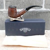 Savinelli Monsieur Sandblast 606 KS 9 mm Filter Fishtail Pipe (SAV1665)