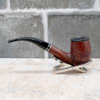 Savinelli Monsieur Sandblast 606 KS 9 mm Filter Fishtail Pipe (SAV1666)