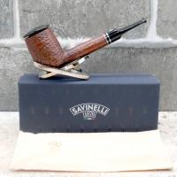 Savinelli Monsieur Sandblast 703 KS 9 mm Filter Fishtail Pipe (SAV1671)