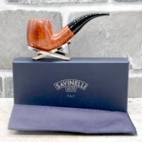 Savinelli Siena 616 KS Smooth Bent 9mm Filter Fishtail Pipe (SAV1694)