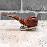 Savinelli Dolomiti 673 Smooth Light Brown 9mm Filter Fishtail Pipe (SAV1699)