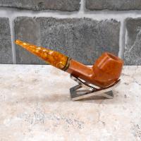 Savinelli Miele 510 Smooth KS Straight Honey 9mm Filter Fishtail Pipe (SAV1701)