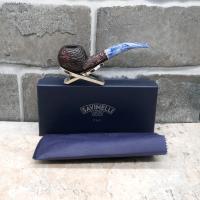 Savinelli Oceano Dark Rustic 673 Bent Rhodesian 6mm Filter Pipe (SAV1703)