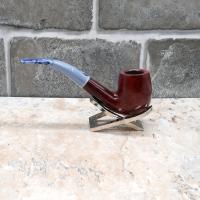 Savinelli Oceano Burgundy 606 Smooth Bent Billiard 6mm Filter Pipe (SAV1704)