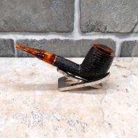 Savinelli Tortuga 129 Rustic Straight 6mm Fishtail Pipe (SAV1730)