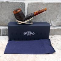 Savinelli Tortuga 129 Rustic Straight 6mm Fishtail Pipe (SAV1730)