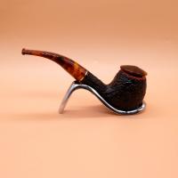 Savinelli Tortuga 626 Rustic Bent 6mm Filter Fishtail Pipe (SAV1737)