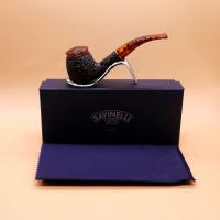 Savinelli Tortuga 626 Rustic Bent 6mm Filter Fishtail Pipe (SAV1737)