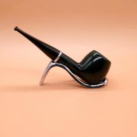 Savinelli Arcobaleno Green 207 Smooth Straight 9mm Filter Fishtail Pipe (SAV1739)