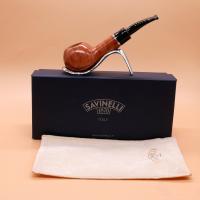 Savinelli Otello 321 Smooth Semi Bent Prince 6mm Fishtail Pipe (SAV1750) (End of Line)