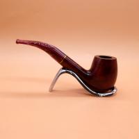 Savinelli Vigna 670 Smooth Bent 6mm Fishtail Pipe (SAV1758)