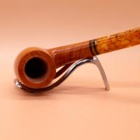 Savinelli Miele 606 Smooth KS Bent Honey 9mm Filter Fishtail Pipe (SAV1762)