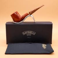 Savinelli Dolomiti 106 Smooth Light Brown 9mm Filter Fishtail Pipe (SAV1773)