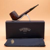 Savinelli Esploratore 806 Alpino Rustic Straight 3mm Fishtail Pipe (SAV1785) (End of Line)