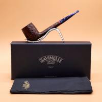 Savinelli Esploratore 801 Marinaio Rustic Straight 3mm Fishtail Pipe (SAV1799) (End of Line)