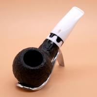 Savinelli Balanzone 320 Rustic Nera Bent 6mm Fishtail Pipe (SAV1805)
