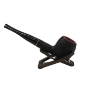 Savinelli Roma 207 Rustic Straight 6mm Filter Fishtail Pipe (SAV1814)
