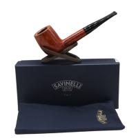 Savinelli Siena 111 Smooth Straight 9mm Filter Fishtail Pipe (SAV1816)