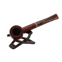 Savinelli Dolomiti 128 Smooth Light Brown Fishtail 6mm Pipe (SAV1818)